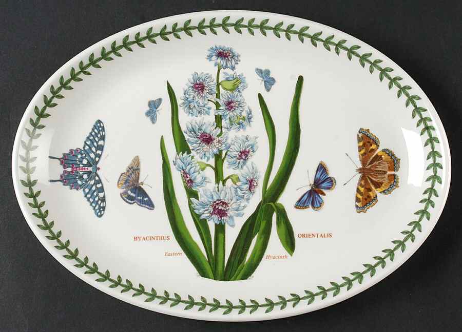 Botanic Garden 10" Oval Steak Platter by Portmeirion-1