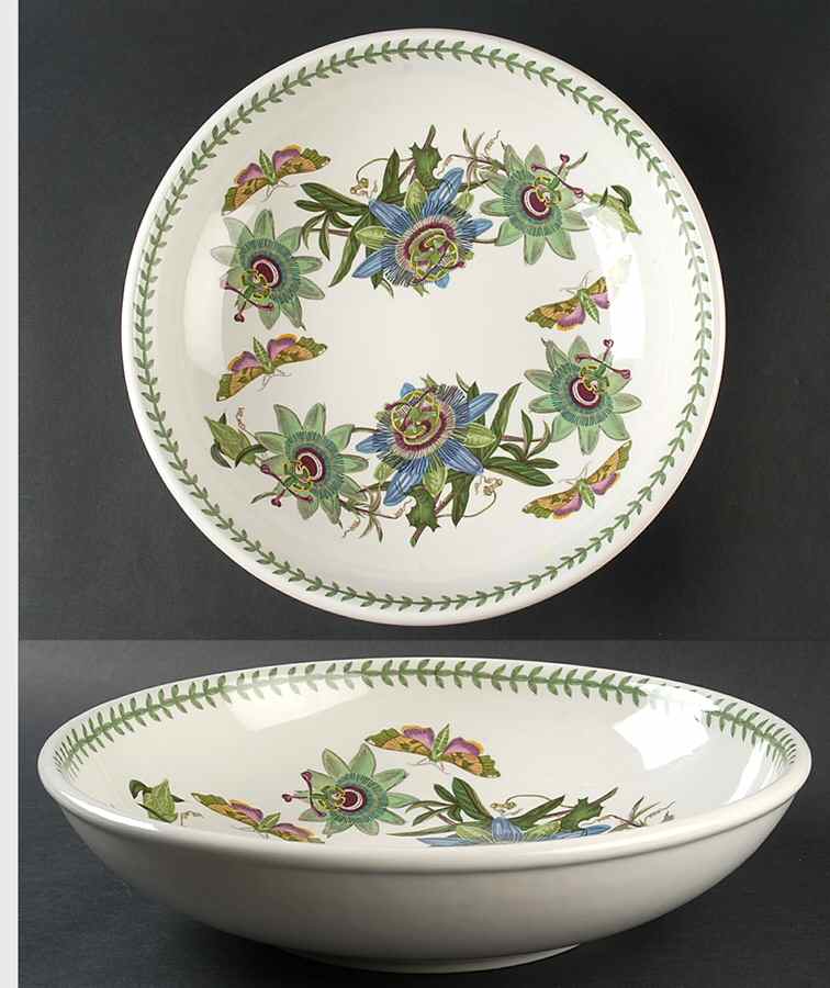 Botanic Garden 13" Low Fruit/Pasta Bowl by Portmeirion-1