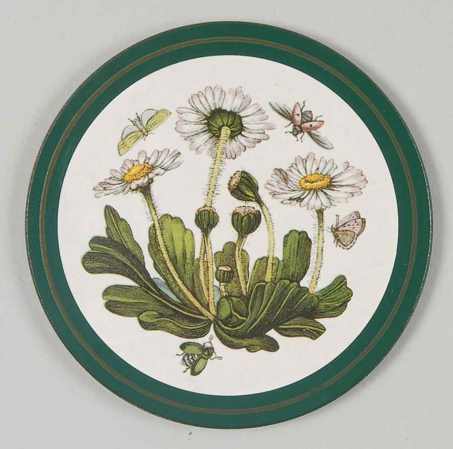 Botanic Garden Round Cork Back Coaster by Portmeirion-1