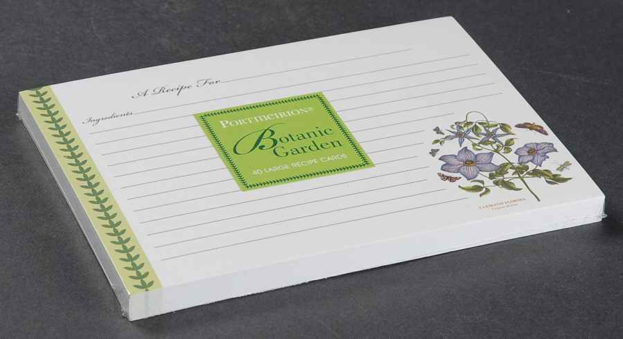 Botanic Garden 5" X 7" Paper Recipe Card - Set of 40 by Portmeirion-1