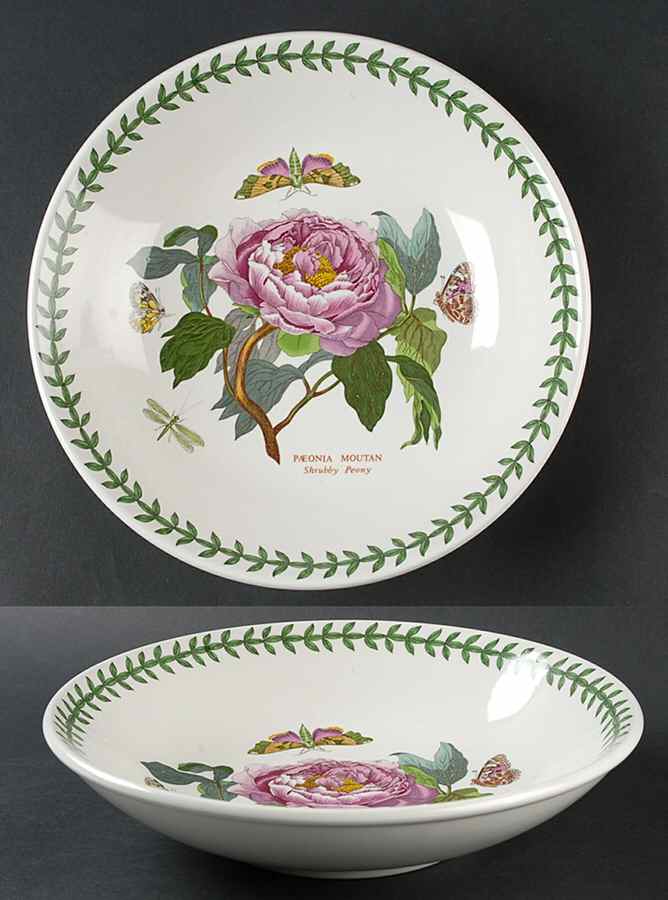 Botanic Garden 10" Low Pasta Serving Bowl by Portmeirion-1