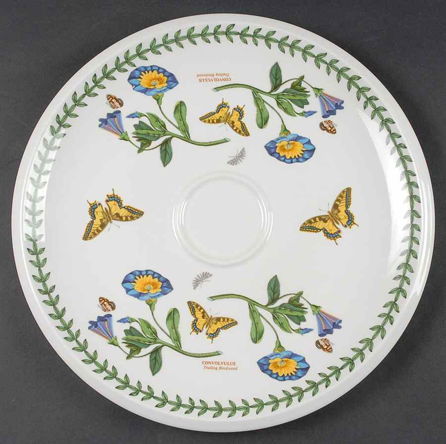 Botanic Garden Chip/Dip Plate (Uses ISBFR for Dip) by Portmeirion-1