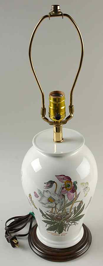 Botanic Garden 21" Canton Vase Lamp No Shade by Portmeirion-1