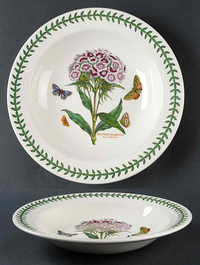 Botanic Garden Large Rim Soup Bowl by Portmeirion-1