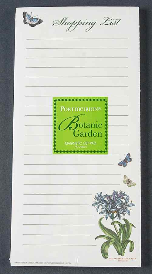Botanic Garden Magnetic Shopping List Pad (Paper) by Portmeirion-1