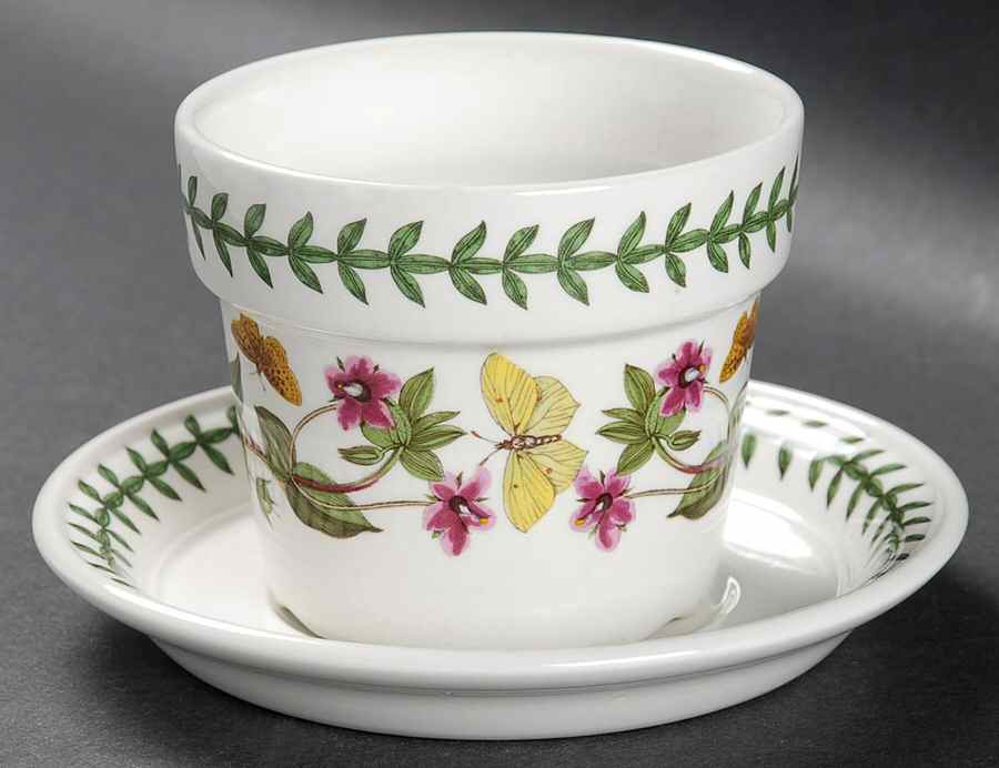 Botanic Garden 2" Herb Pot w/Underplate by Portmeirion-1
