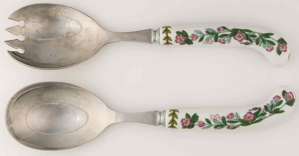 Botanic Garden (2 Piece) Salad Set W/Stainless Bowl by Portmeirion-1