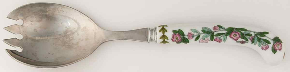 Botanic Garden Salad Serving Fork W/Stainless Prongs by Portmeirion-1