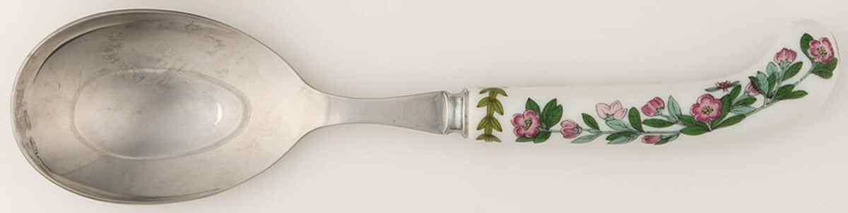 Botanic Garden Salad Serving Spoon W/Stainless Bowl by Portmeirion-1