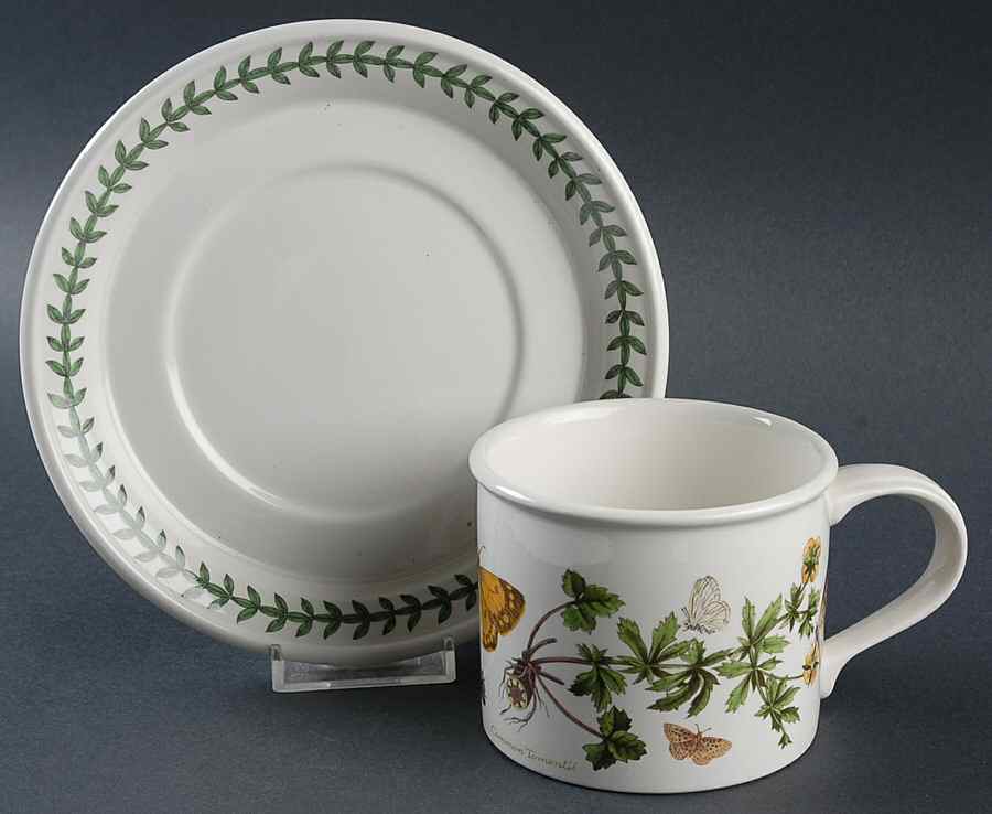 Botanic Garden Drum Breakfast Cup & Saucer Set by Portmeirion-1