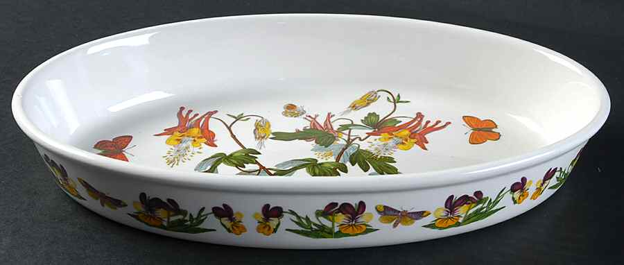 Botanic Garden 11" Oval Baker by Portmeirion-1