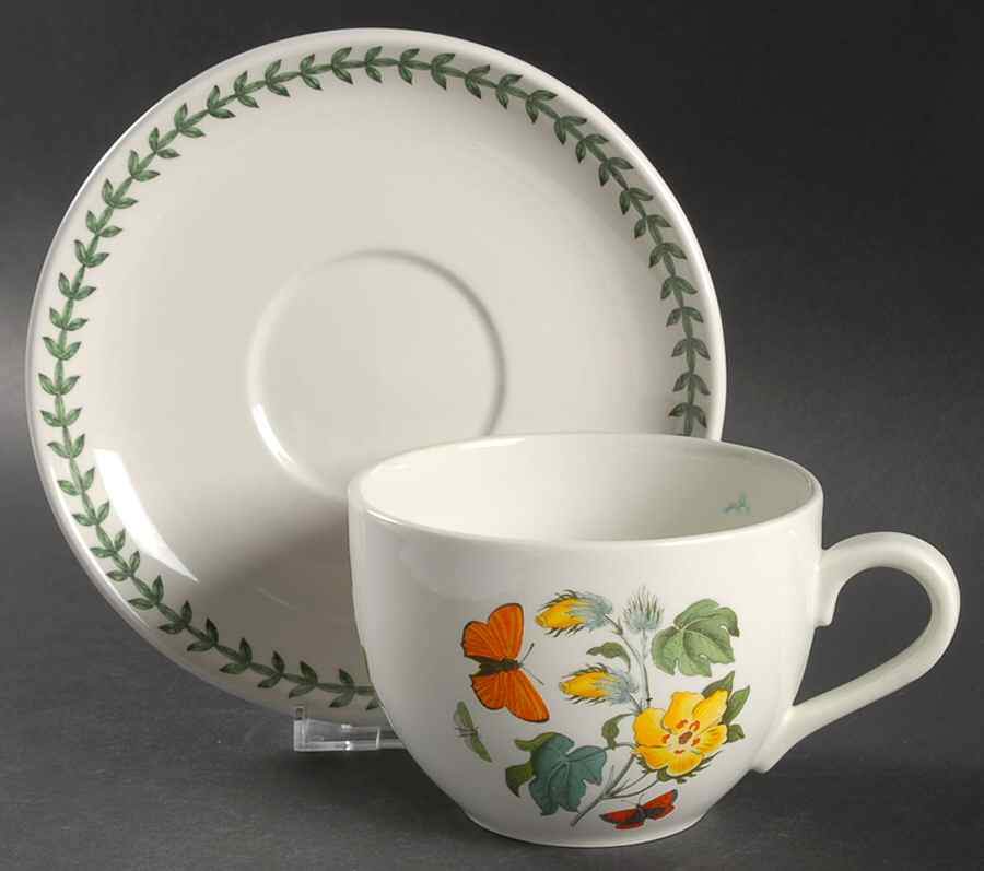 Botanic Garden Jumbo Cup & Saucer Set by Portmeirion-1