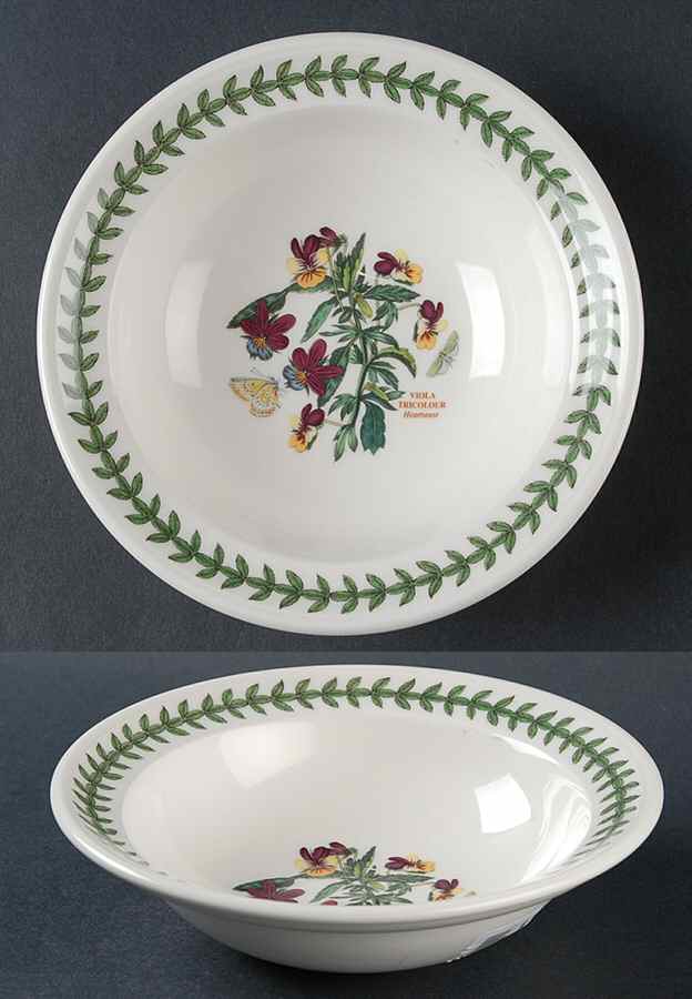 Botanic Garden Romantic Shape Rim Cereal/Oatmeal Bowl by Portmeirion-1