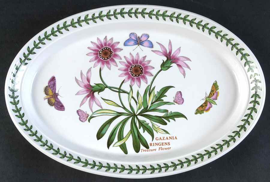 Botanic Garden 11" Oval Steak Platter by Portmeirion-1