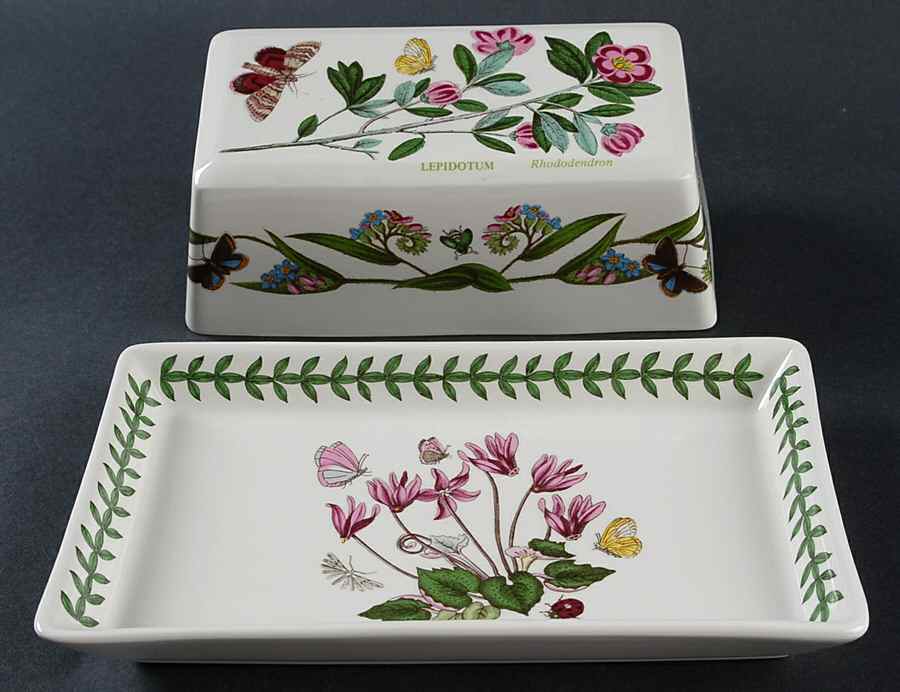 Botanic Garden 1/4 Lb Covered Butter by Portmeirion-1