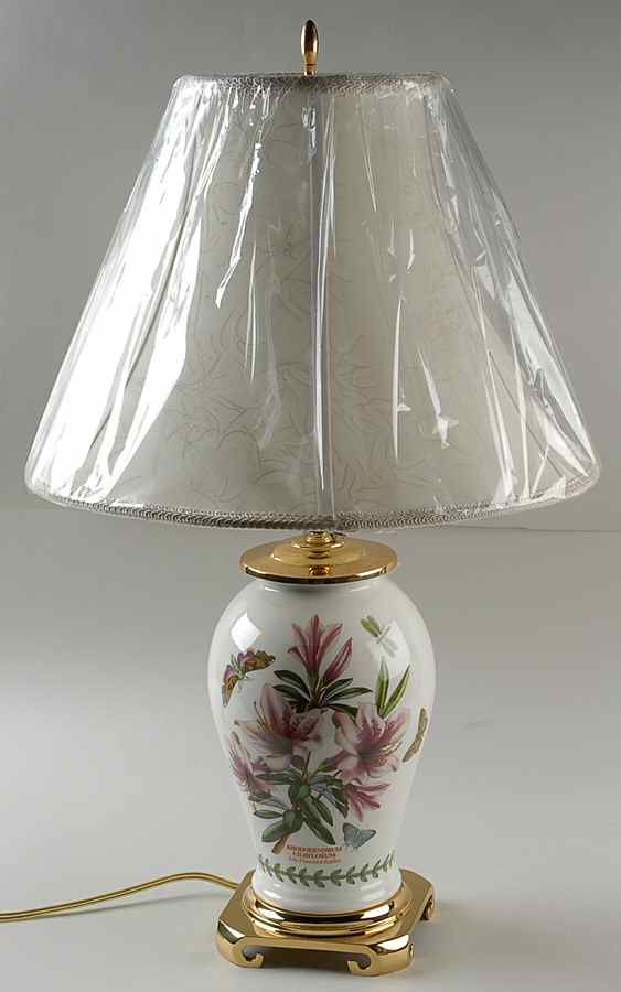 Botanic Garden 23" Canton Vase Lamp & Shade by Portmeirion-1
