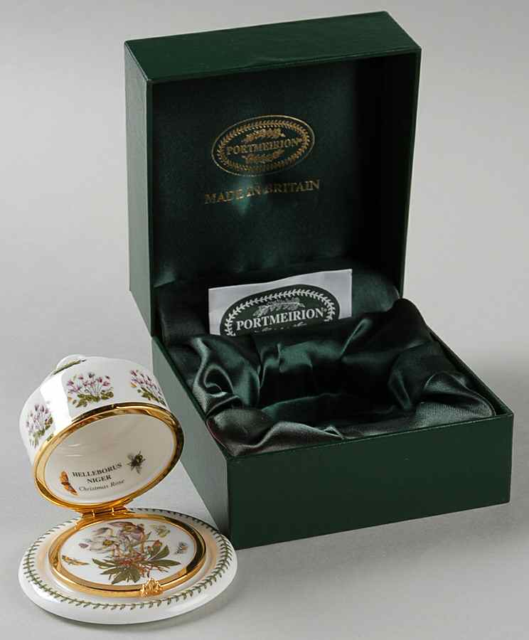 Botanic Garden Cheese Dome Miniature Box with Hinged Lid by Portmeirion-2