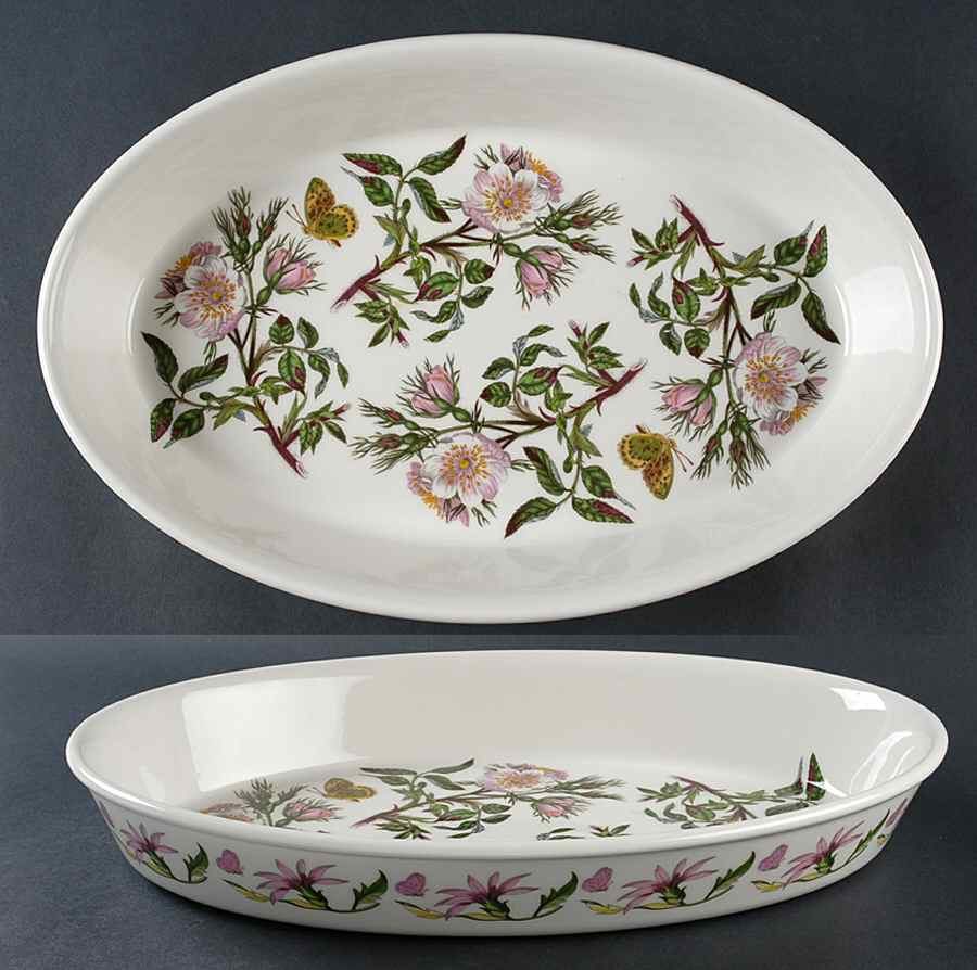 Botanic Garden 15" Oval Baker by Portmeirion-1