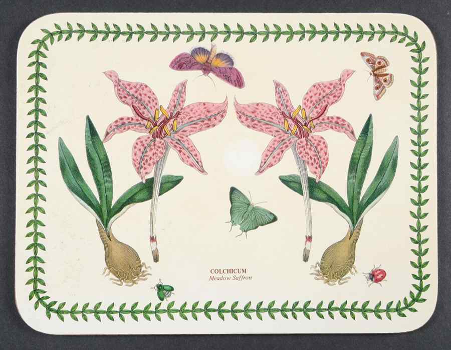 Botanic Garden 10" Rectangular Corkboard Placemat by Portmeirion-1