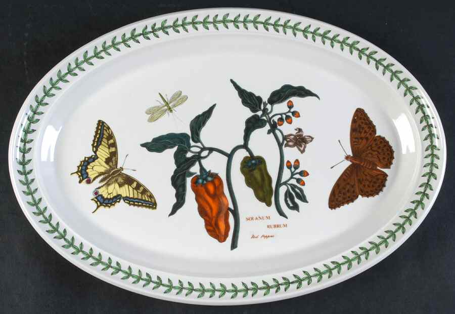 Botanic Garden 13" Oval Serving Platter by Portmeirion-1