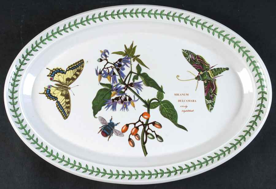 Botanic Garden 13" Oval Serving Platter by Portmeirion-1