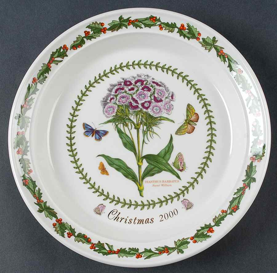 Botanic Garden 2000 Annual Christmas Plate by Portmeirion-1