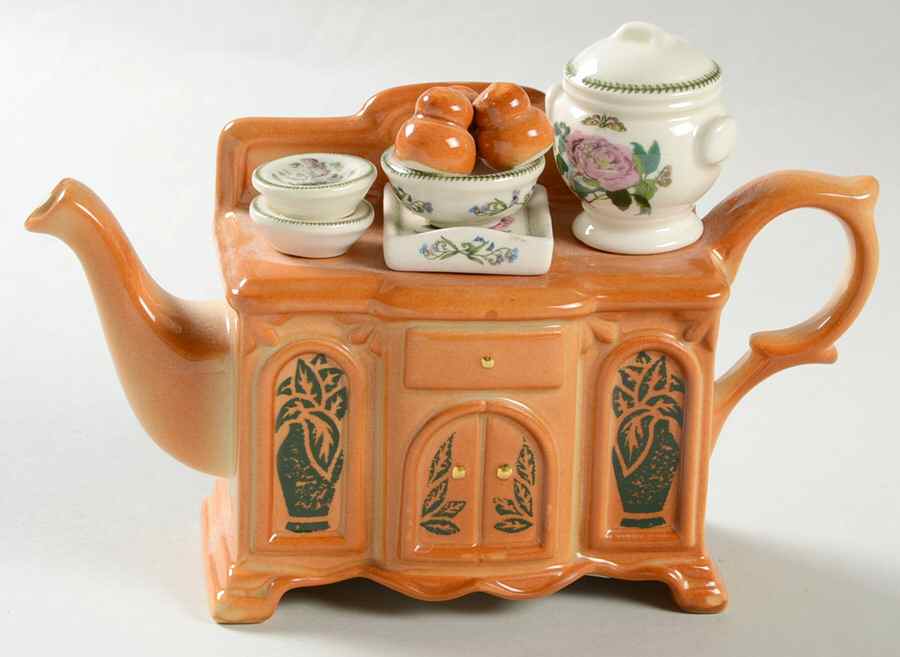 Botanic Garden Mini Figural Teapot & Lid by Portmeirion-1