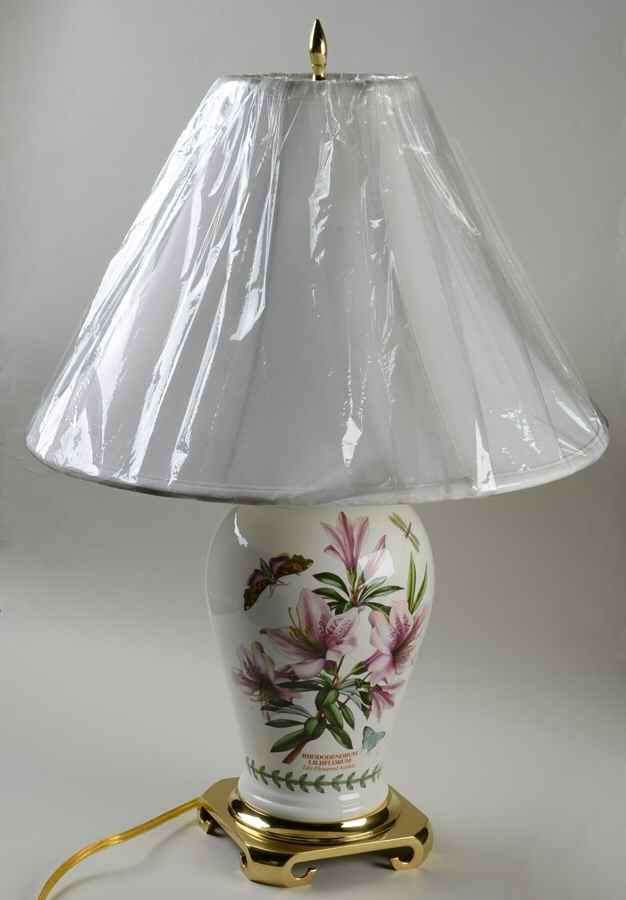 Botanic Garden 22" Canton Vase Lamp & Shade by Portmeirion-1