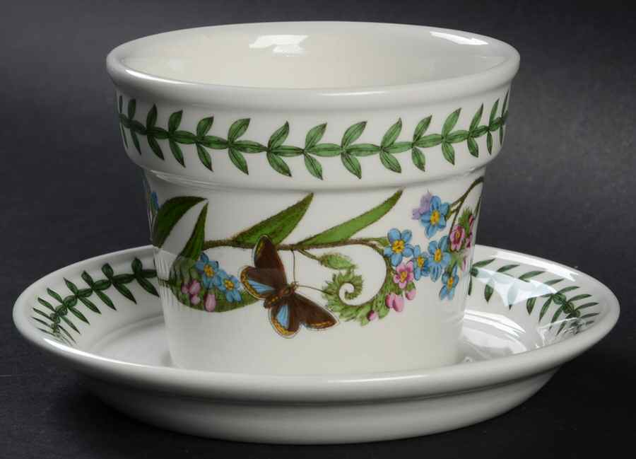 Botanic Garden 2" Herb Pot w/Underplate by Portmeirion-1