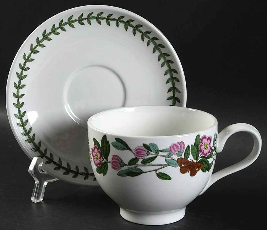 Botanic Garden Traditional Breakfast Cup & Saucer Set by Portmeirion-1