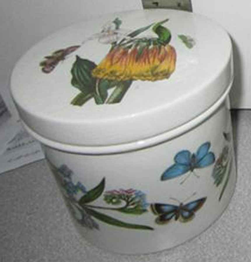 Botanic Garden 3" Storage Jar & Ceramic Lid by Portmeirion-1
