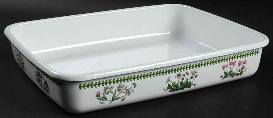 Botanic Garden 11" Metal Rectangular Baker by Portmeirion-1