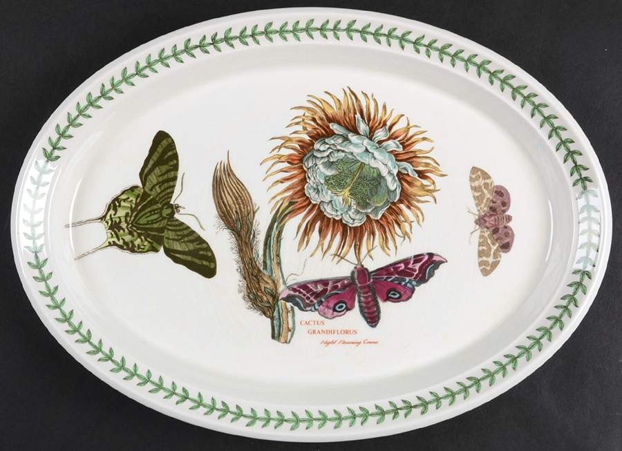 Botanic Garden 13" Oval Steak Platter by Portmeirion-1