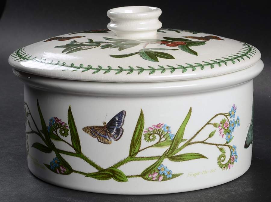 Botanic Garden 1.5 Qt Rd Cov Drum Casserole/Vegetable/Souffle by Portmeirion-1