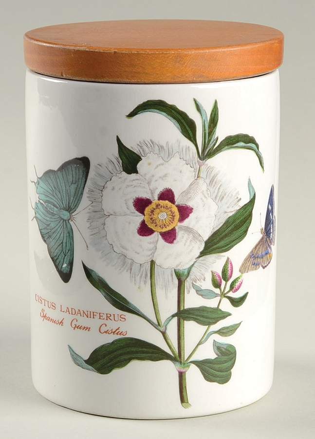 Botanic Garden 5" Storage Jar & Lid by Portmeirion-1