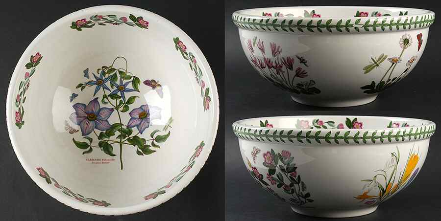 Botanic Garden 11" Large Salad Serving Bowl by Portmeirion-1