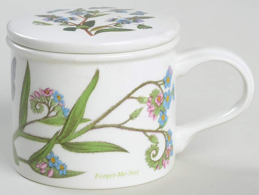 Botanic Garden Drum Flat Cup & Lid by Portmeirion-1
