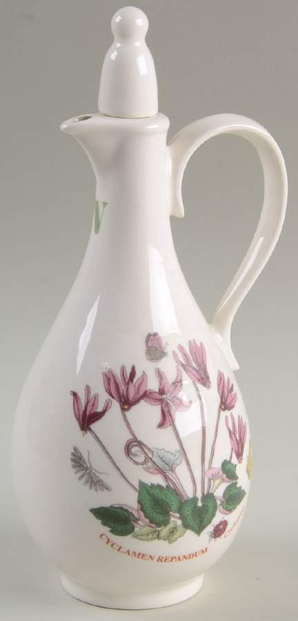 Botanic Garden Handled Vinegar Cruet and Stopper by Portmeirion-1