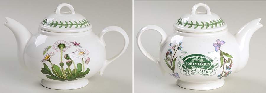 Botanic Garden 25th Anniversary Individual Teapot by Portmeirion-1