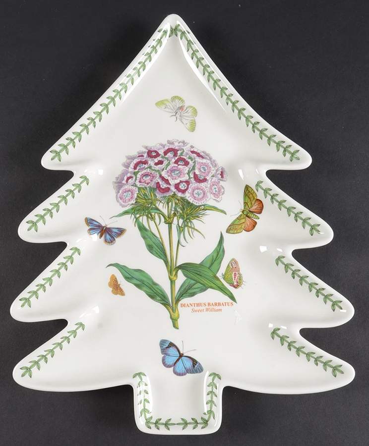 Botanic Garden 13" 1 Part Tree Shaped Dish by Portmeirion-1