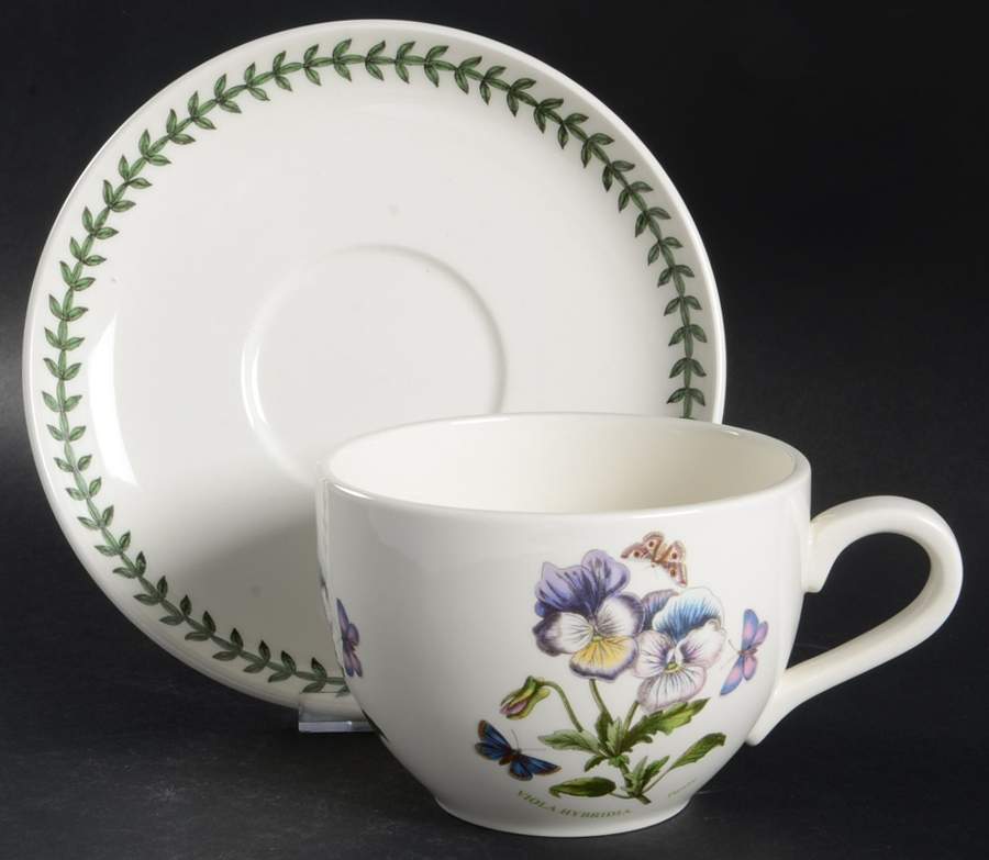 Botanic Garden Jumbo Cup & Saucer Set by Portmeirion-1