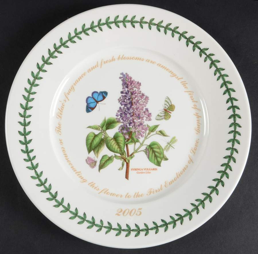 Botanic Garden 2005 Collector Plate by Portmeirion-1