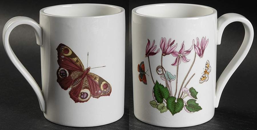 Botanic Garden 1972 Flower & Butterfly Mug by Portmeirion-1