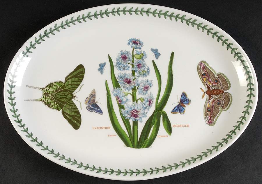 Botanic Garden 12" Oval Steak Platter by Portmeirion-1