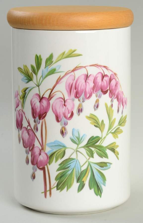 Weeping Hearts 7" Storage Jar & Lid by Portmeirion-1