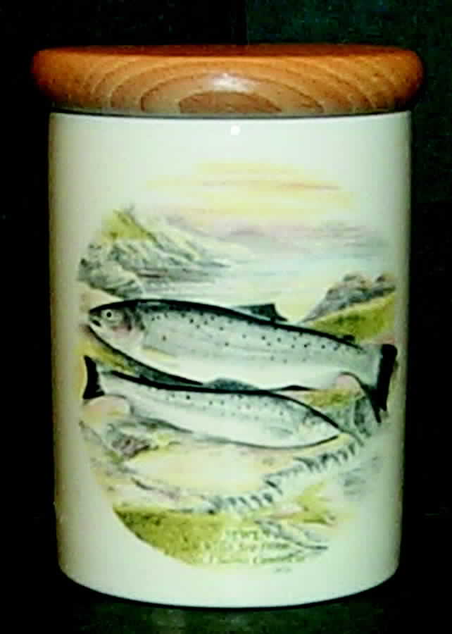 Compleat Angler Fern 4" Storage Jar & Lid by Portmeirion-1