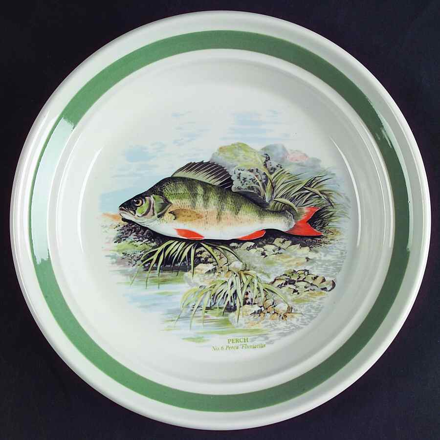 Compleat Angler Band Bread & Butter Plate by Portmeirion-1