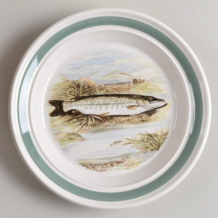 Compleat Angler Band Bread & Butter Plate by Portmeirion-1