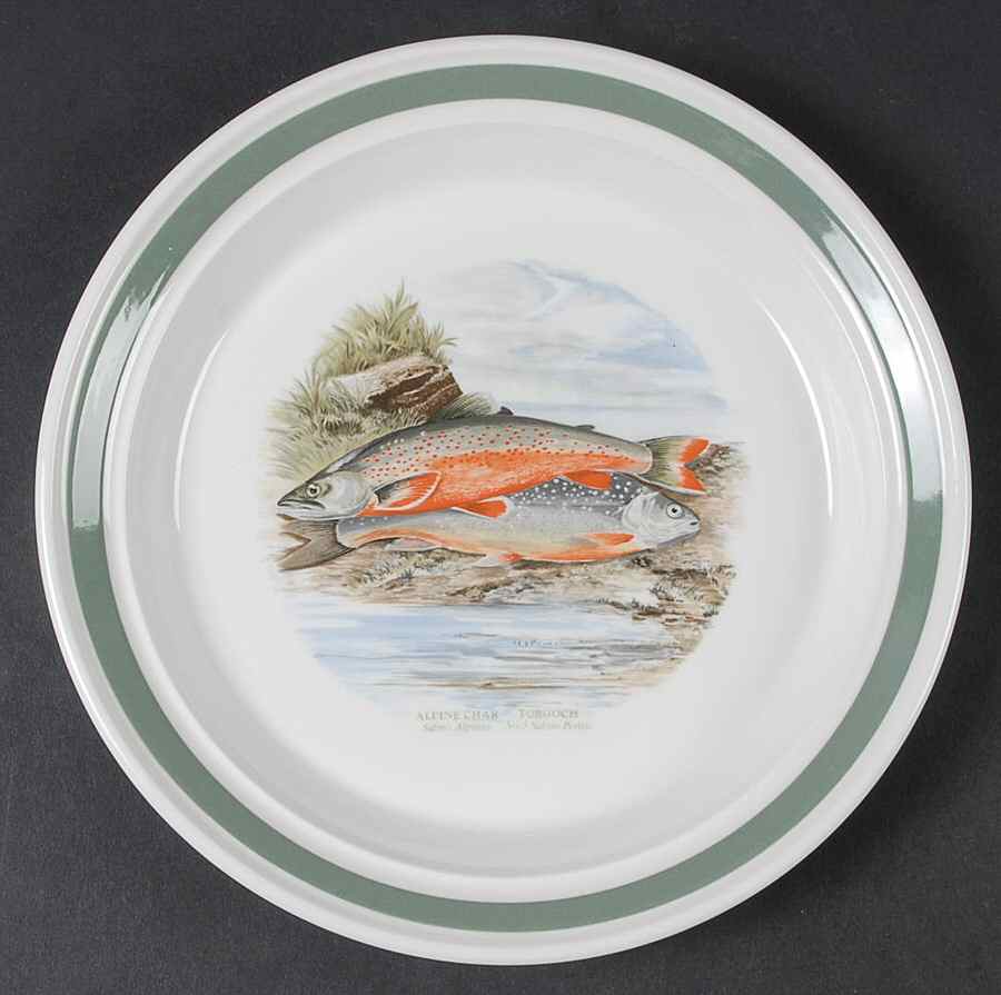 Compleat Angler Band Salad Plate by Portmeirion-1