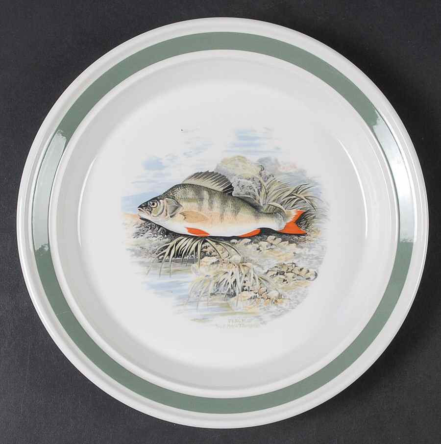 Compleat Angler Band Salad Plate by Portmeirion-1